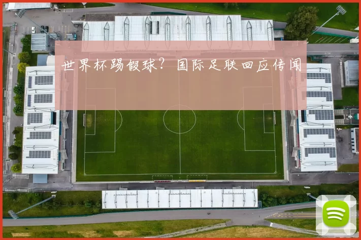 世界杯踢假球？国际足联回应传闻