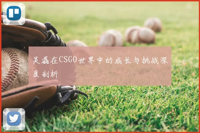 吴磊在CSGO世界中的成长与挑战深度剖析