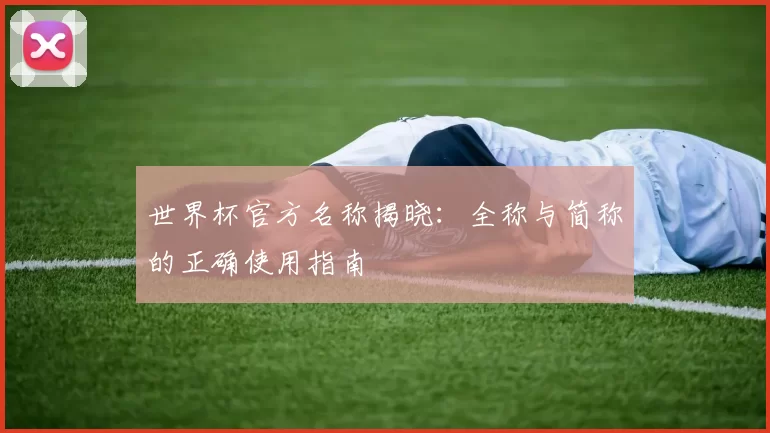 世界杯官方名称揭晓：全称与简称的正确使用指南