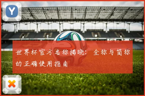 世界杯官方名称揭晓：全称与简称的正确使用指南