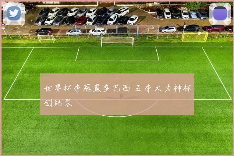 世界杯夺冠最多巴西 五夺大力神杯创纪录